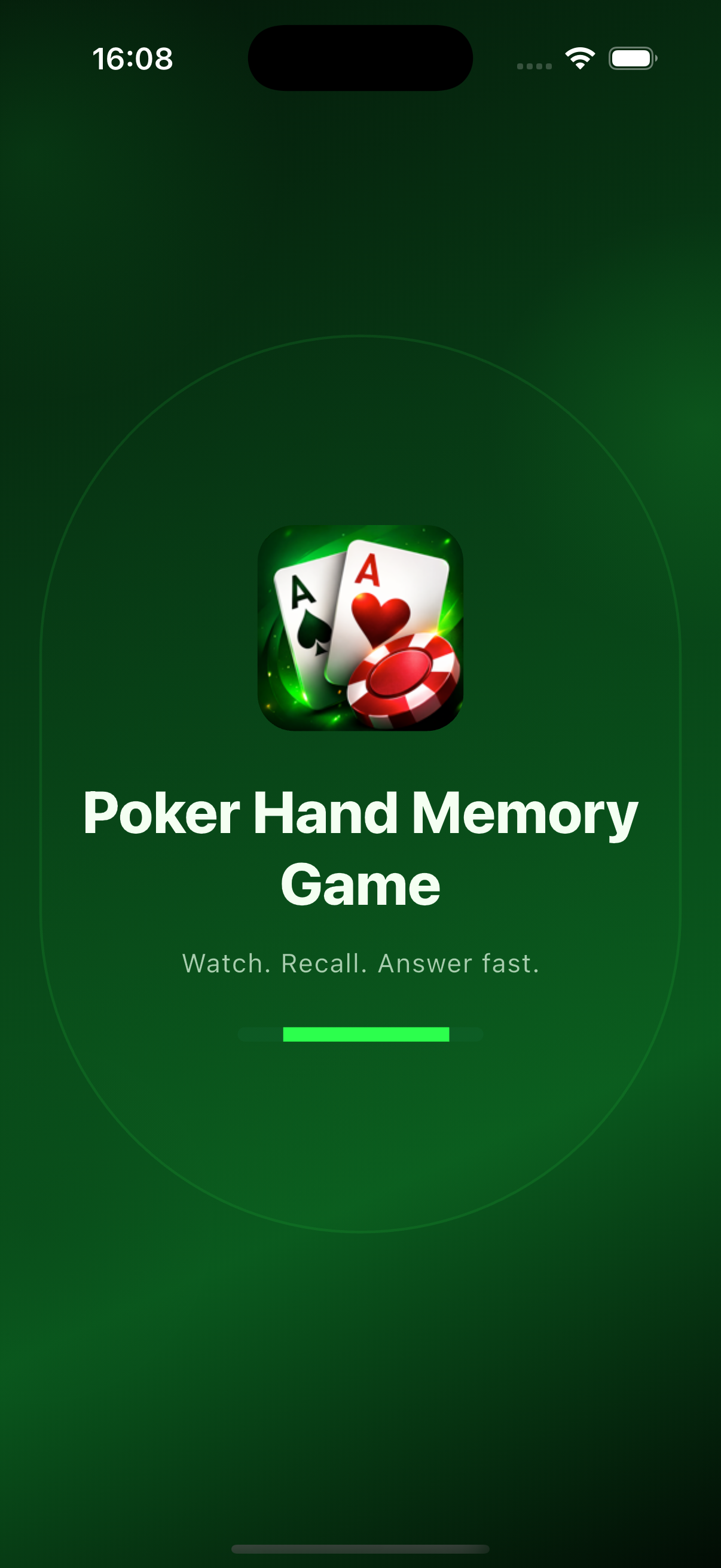 Splash screen